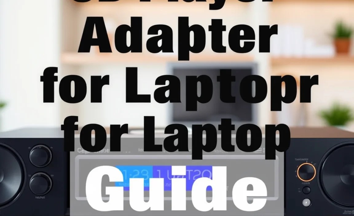 CD Player Adapter for Laptop: Essential Guide