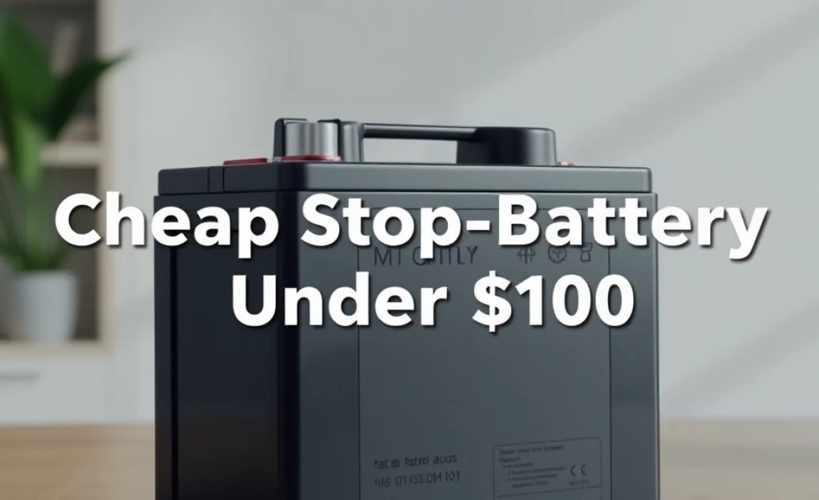 Cheap Stop-Start Battery Under $100: Essential Value