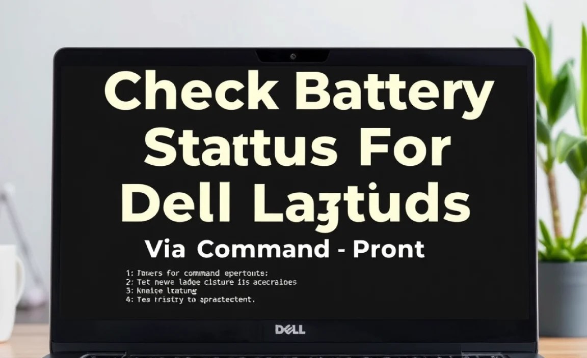 Checking Battery Status via Command Prompt