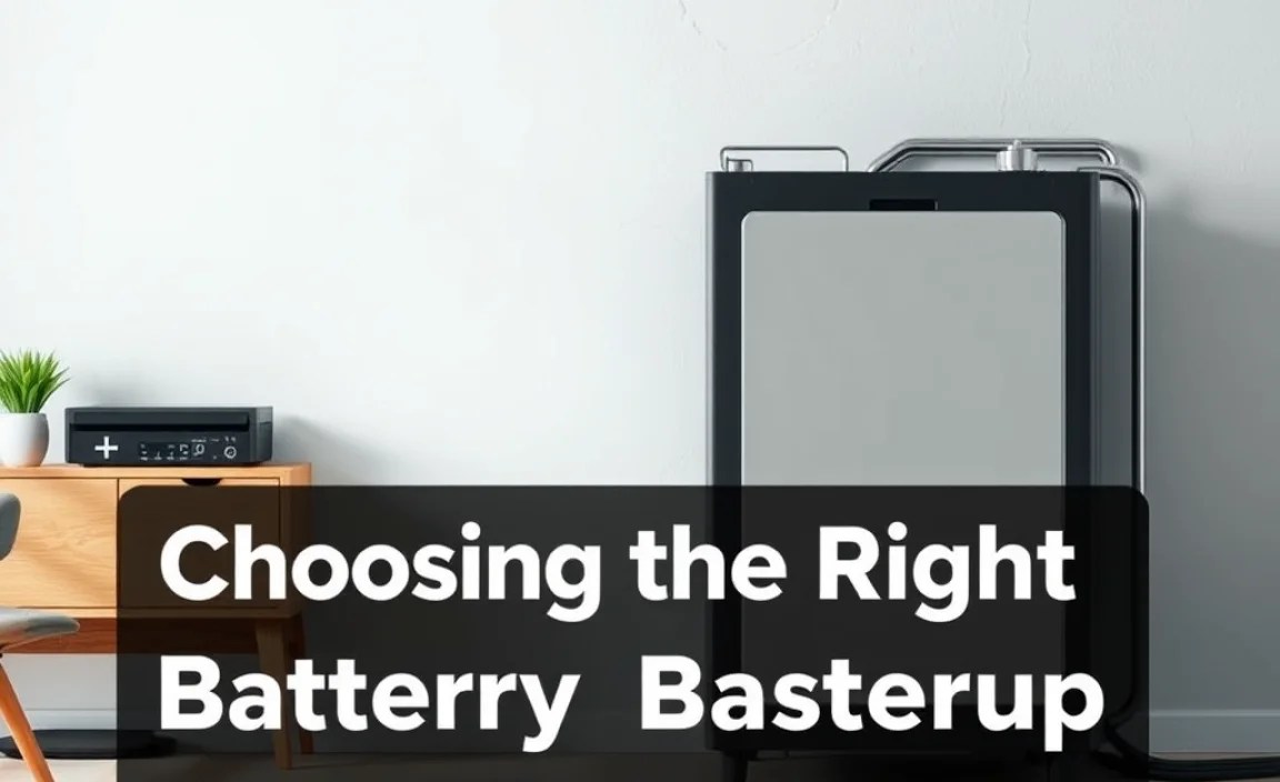 Choosing the Right Battery Backup System