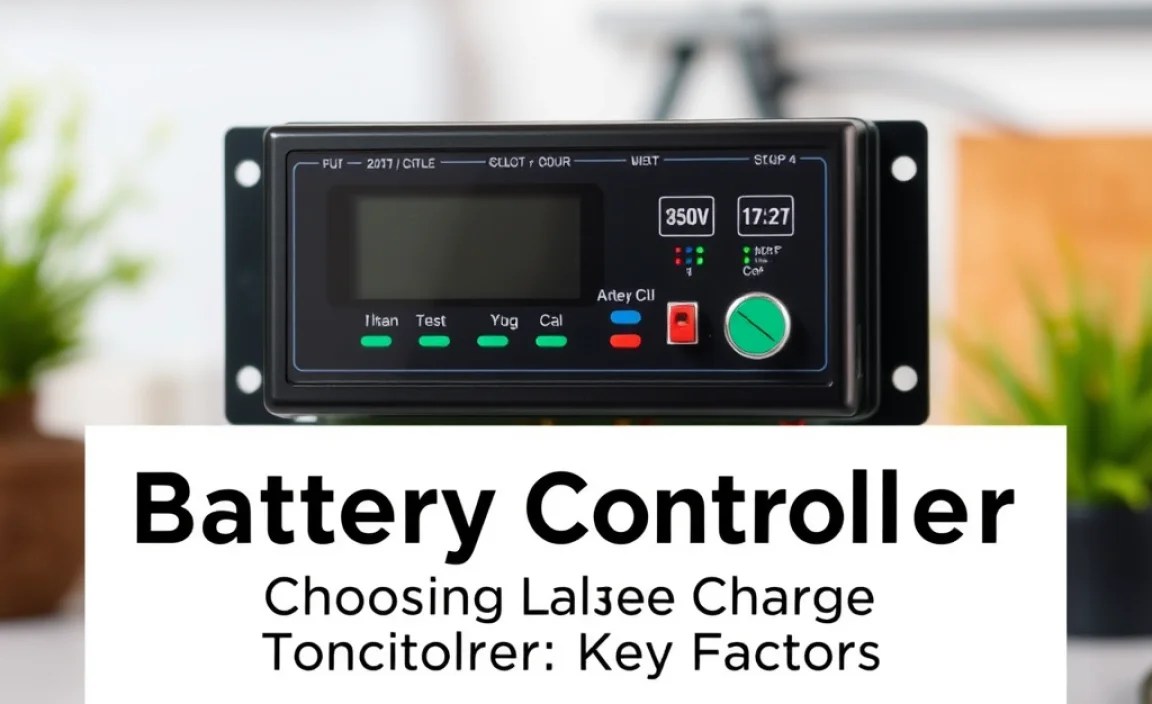 Choosing the Right Charge Controller: Key Factors