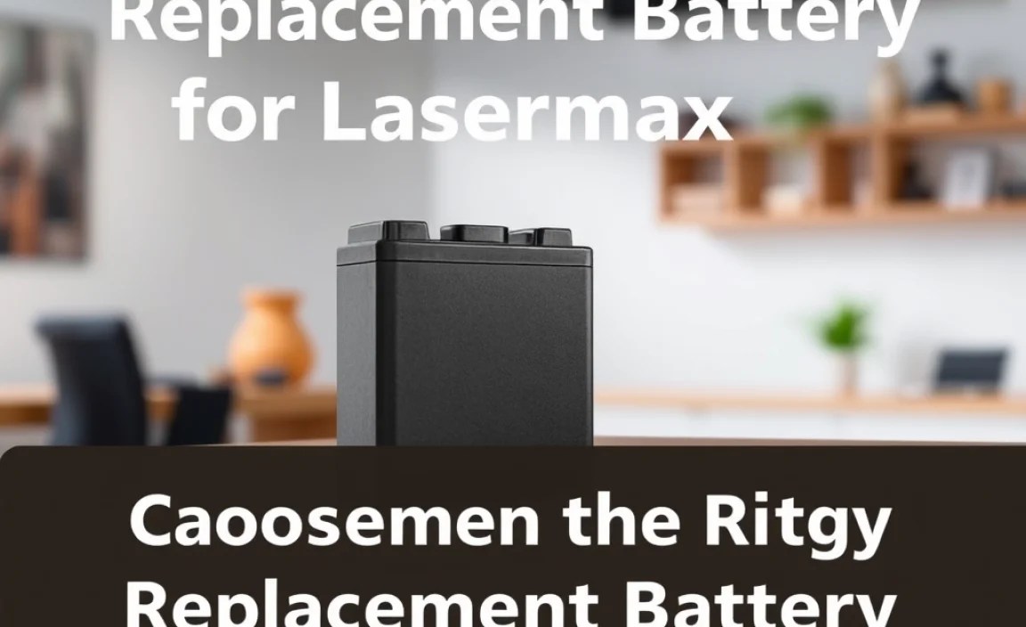 Choosing the Right Replacement Battery