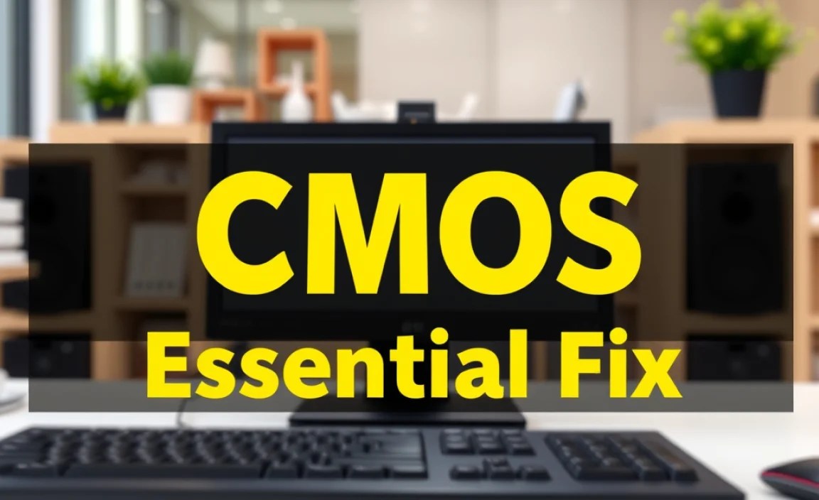 CMOS Battery for Desktop Computer: Essential Fix
