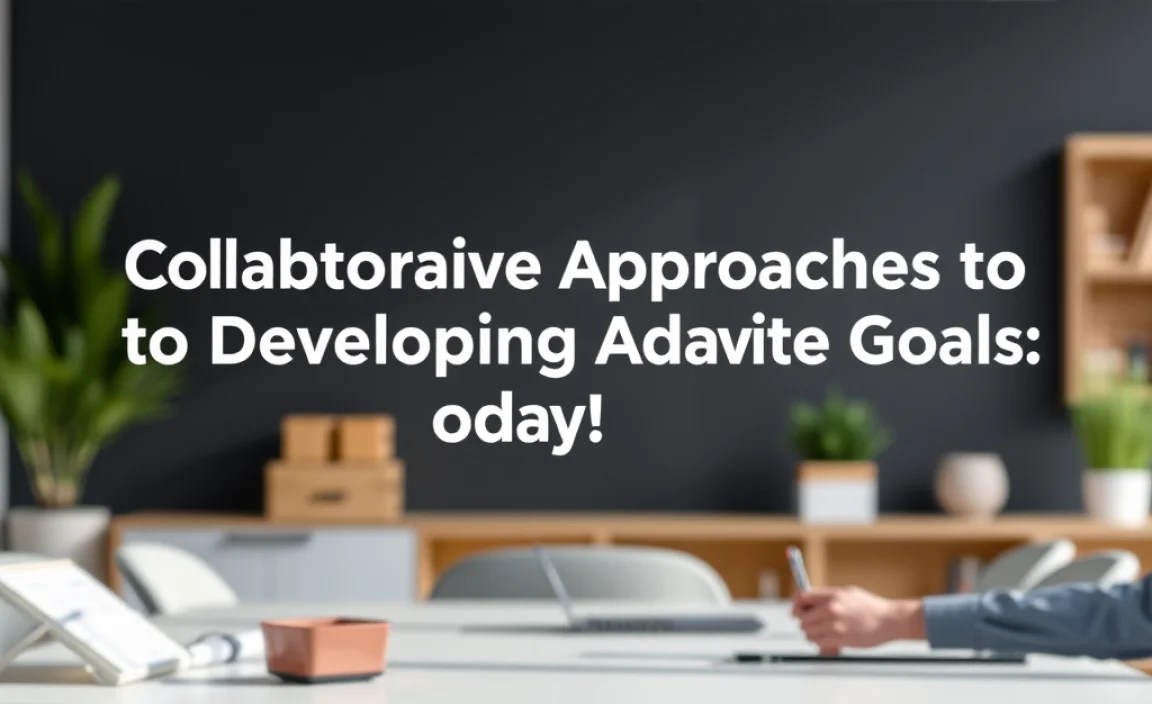 Collaborative Approaches to Developing Adaptive Goals