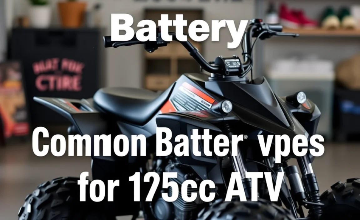 Common Battery Types for 125cc ATVs