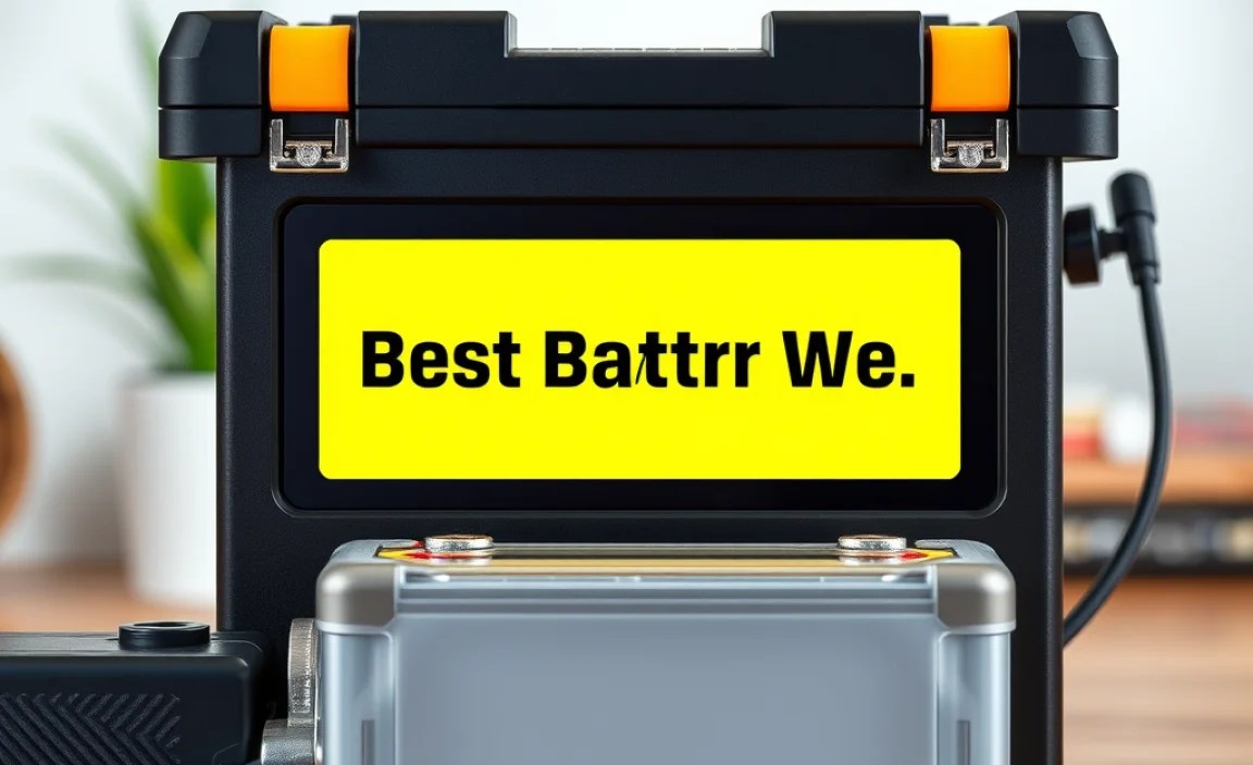 Common Battery Types for Jump Boxes