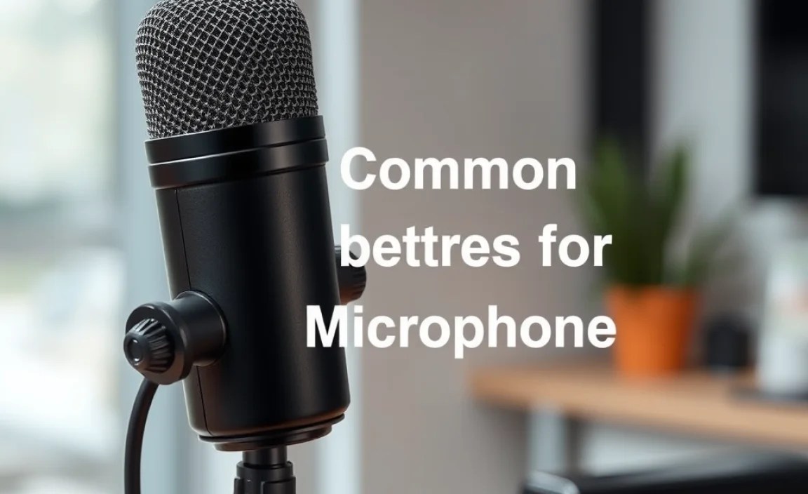 Common Battery Types for Microphones
