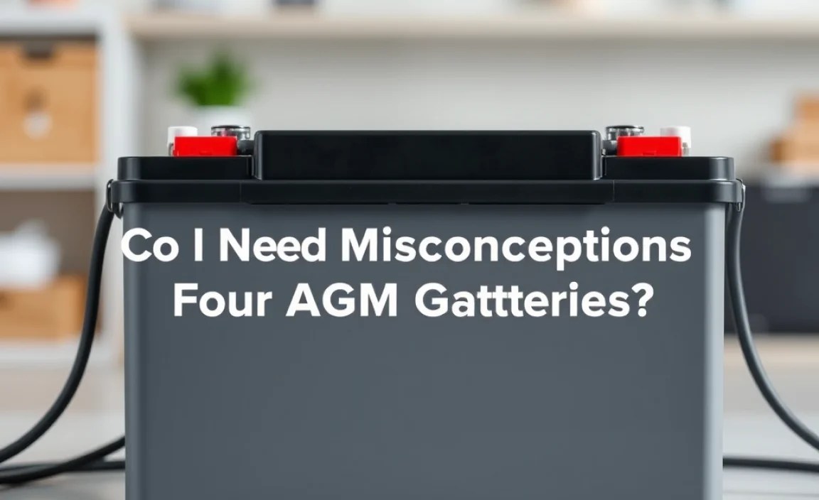 Common Misconceptions About AGM Battery Charging