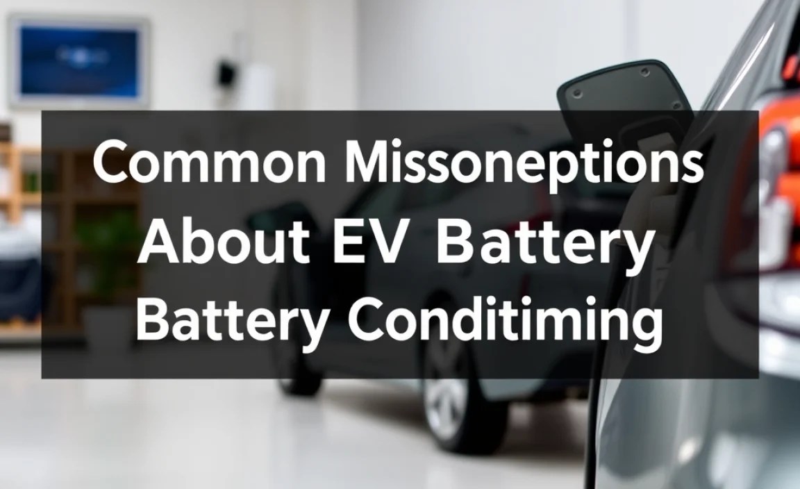 Common Misconceptions About EV Battery Conditioning