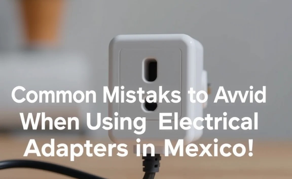 Common Mistakes to Avoid When Using Electrical Adapters in Mexico