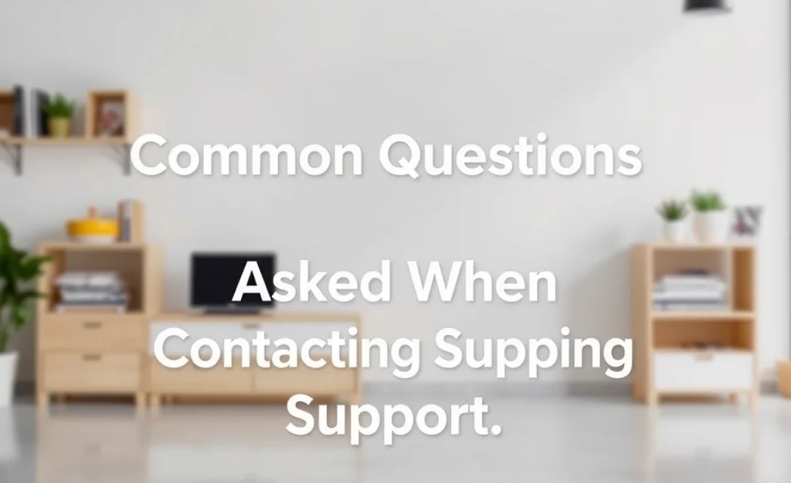 Common Questions Asked When Contacting Support