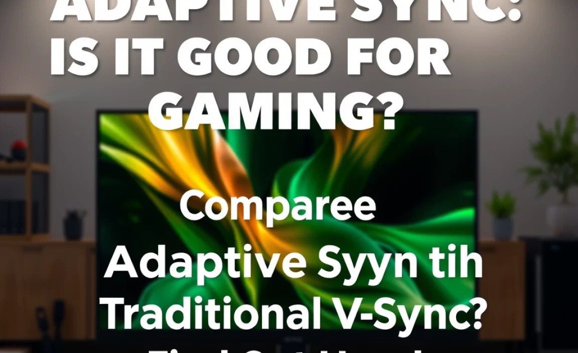 Comparing Adaptive Sync with Traditional V-Sync