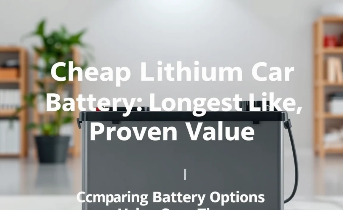 Comparing Battery Options: Value Over Time
