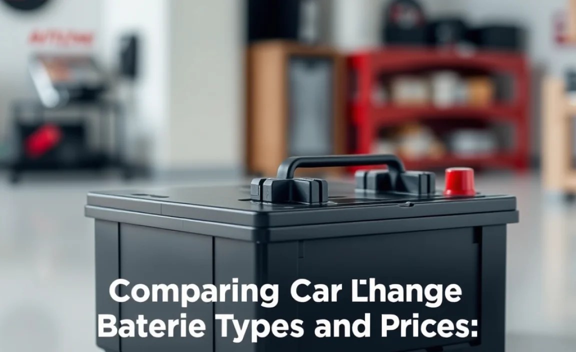 Comparing Car Battery Types and Prices