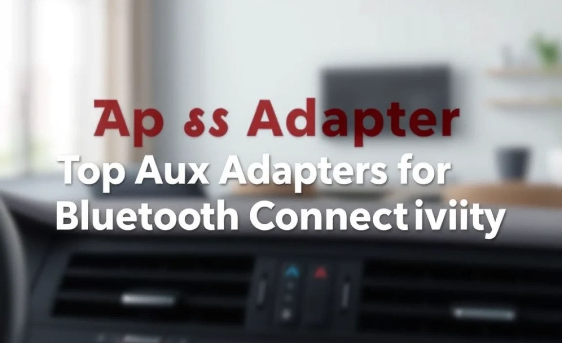 Comparing Top AUX Adapters for Bluetooth Connectivity