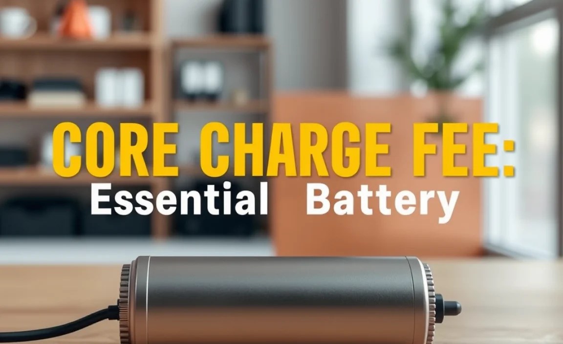 Core Charge Fee: Essential Battery Knowledge