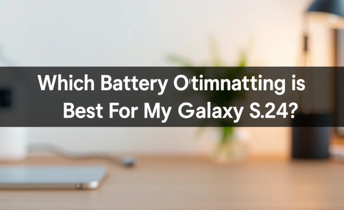 Customizing Battery Optimization Settings