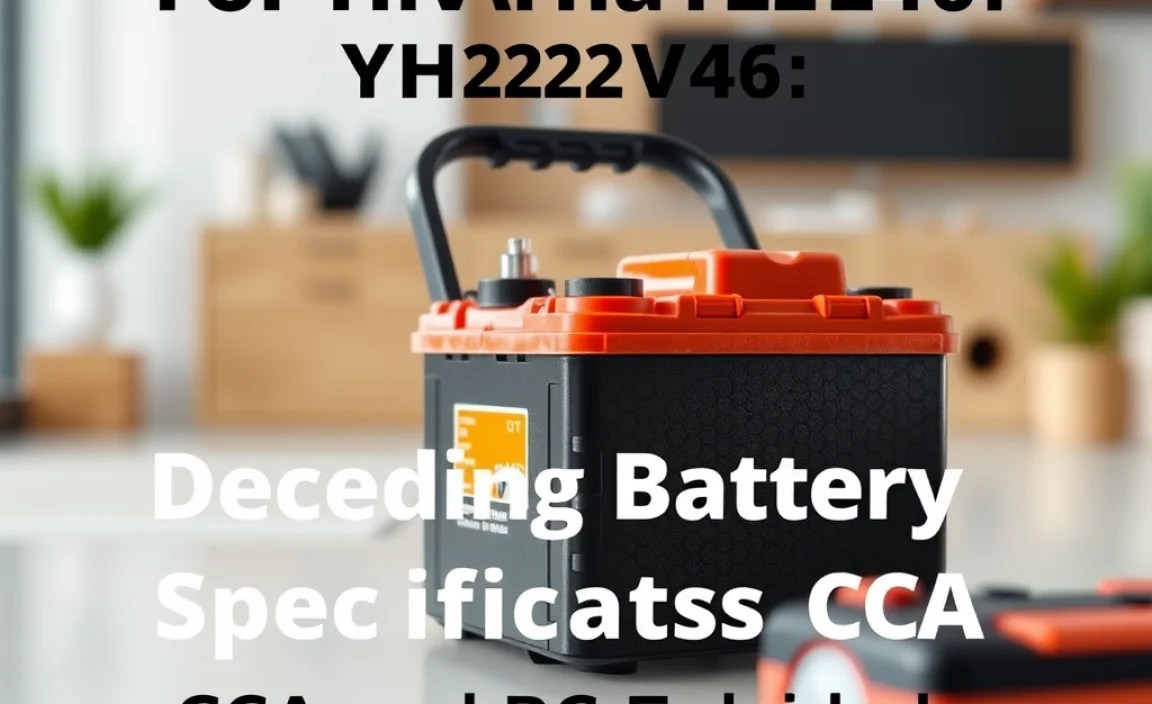 Decoding Battery Specifications: CCA and RC Explained