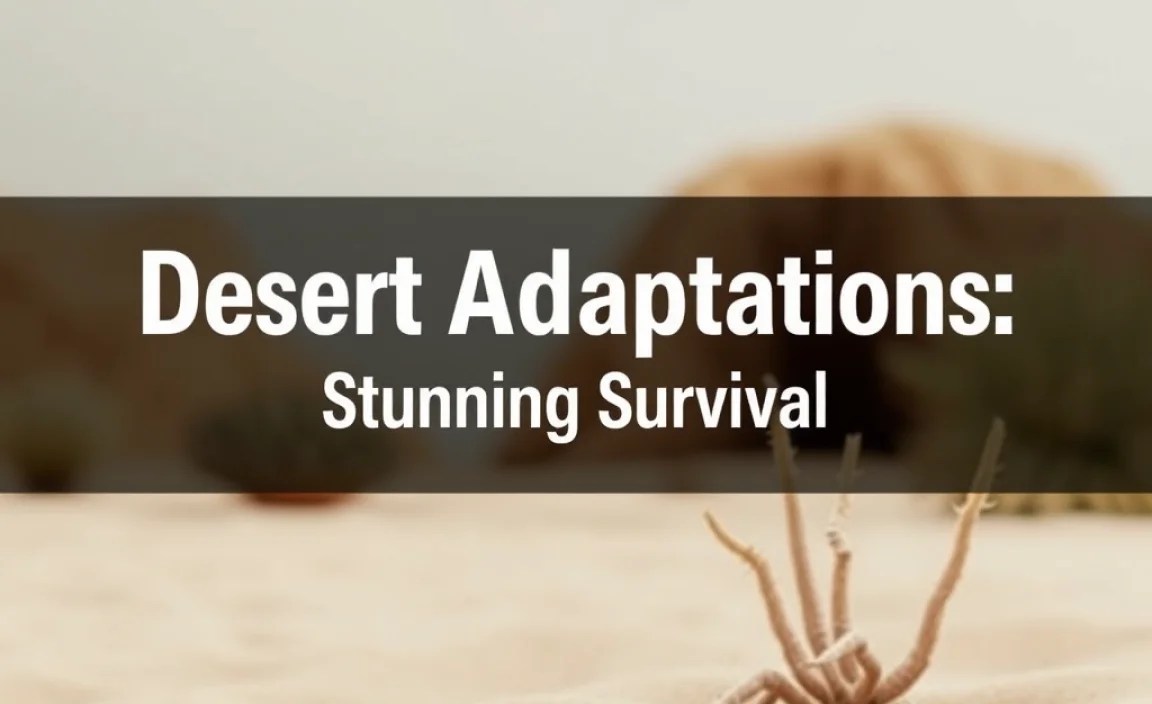 Desert Adaptations: Stunning Survival