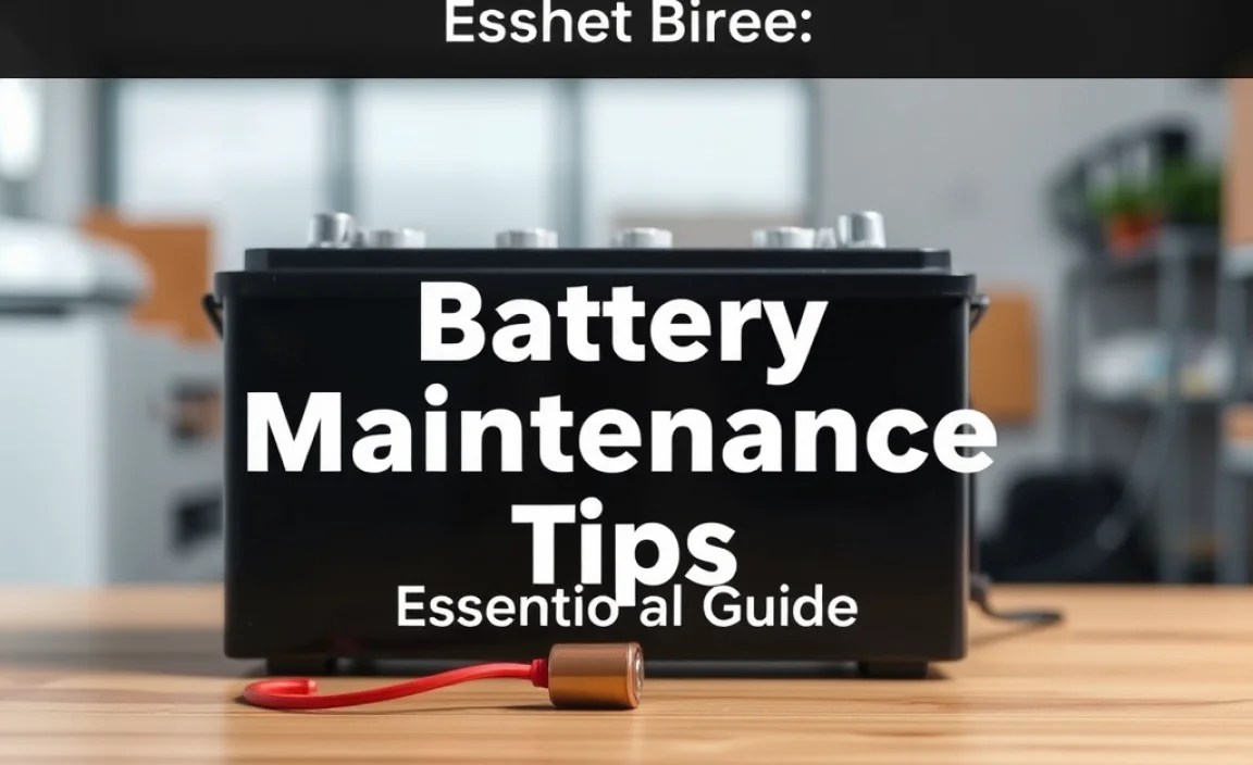 DIY Battery Maintenance Tips