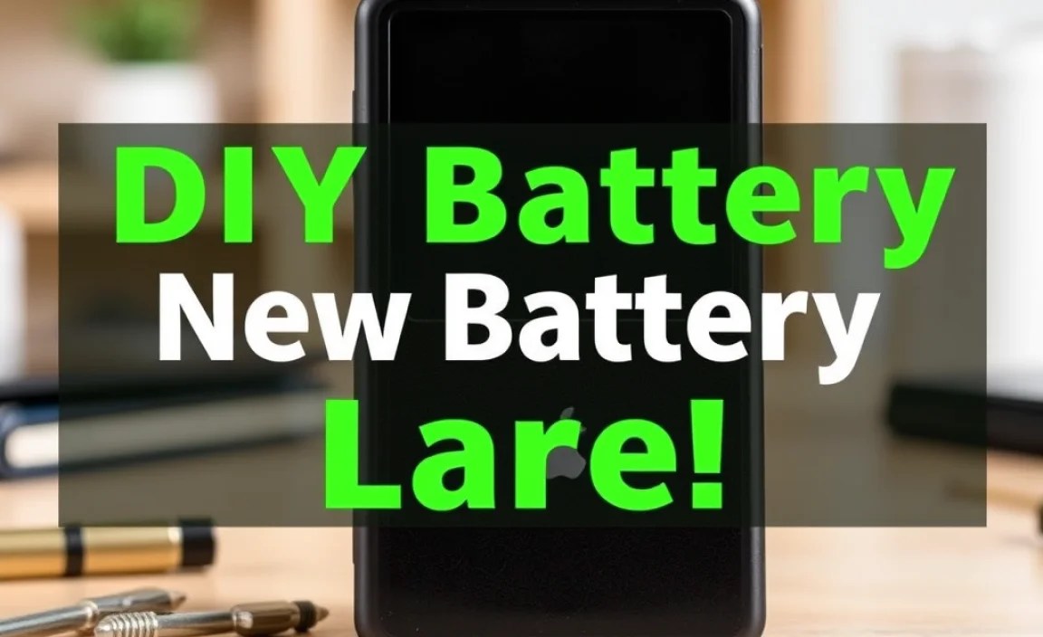 DIY Battery Replacement: Tools and Steps