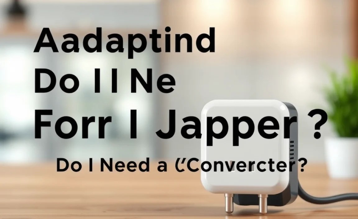 Do I Need a Voltage Converter?