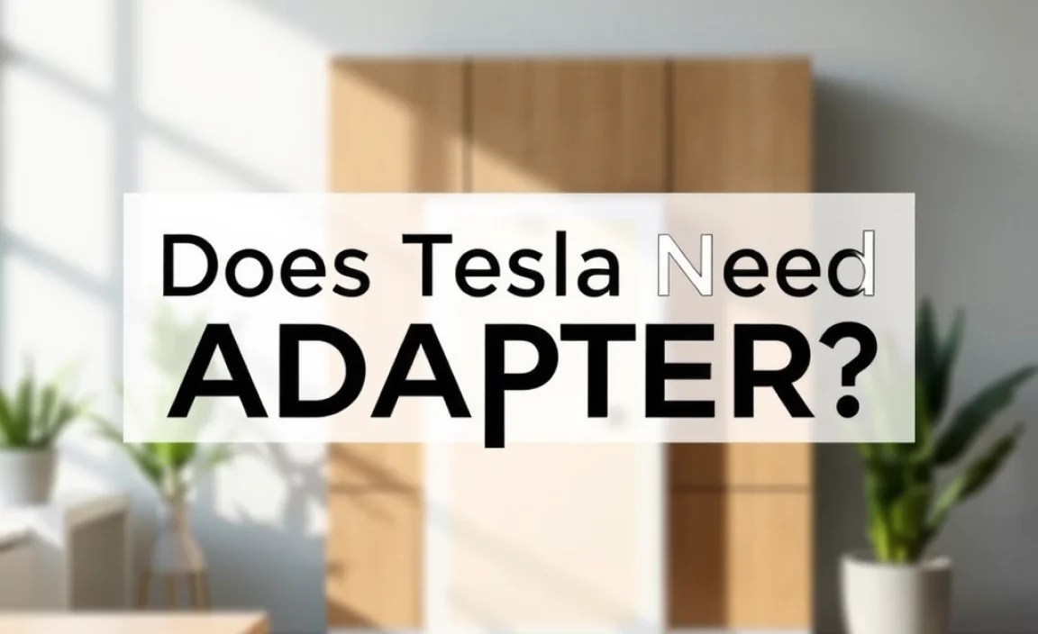 Does Tesla Need Adapter: Essential Guide