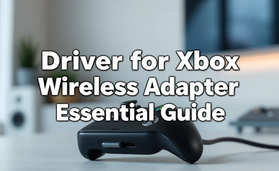 Driver for Xbox Wireless Adapter: Essential Guide