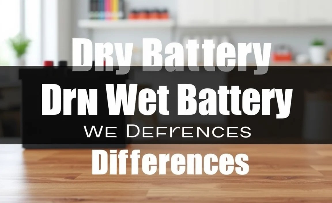 Dry Battery vs Wet Battery | Differences