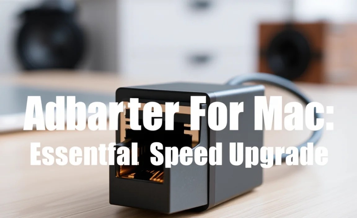 Ethernet Adapter for Mac: Essential Speed Upgrade
