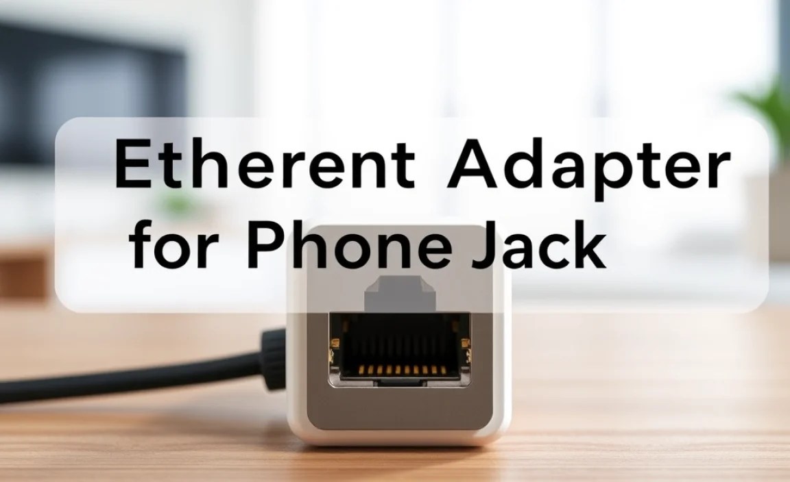 Ethernet Adapter for Phone Jack: Essential Guide