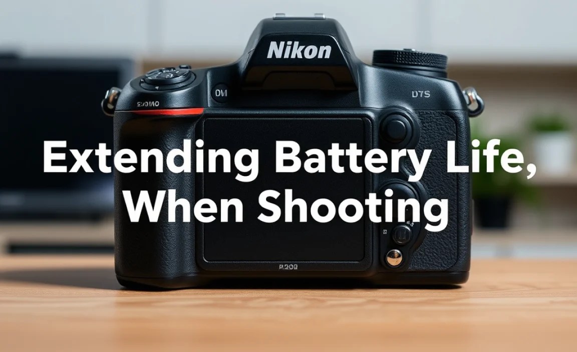 Extending Battery Life When Shooting