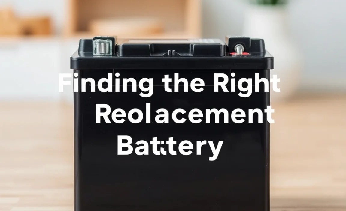 Finding the Right Replacement Battery