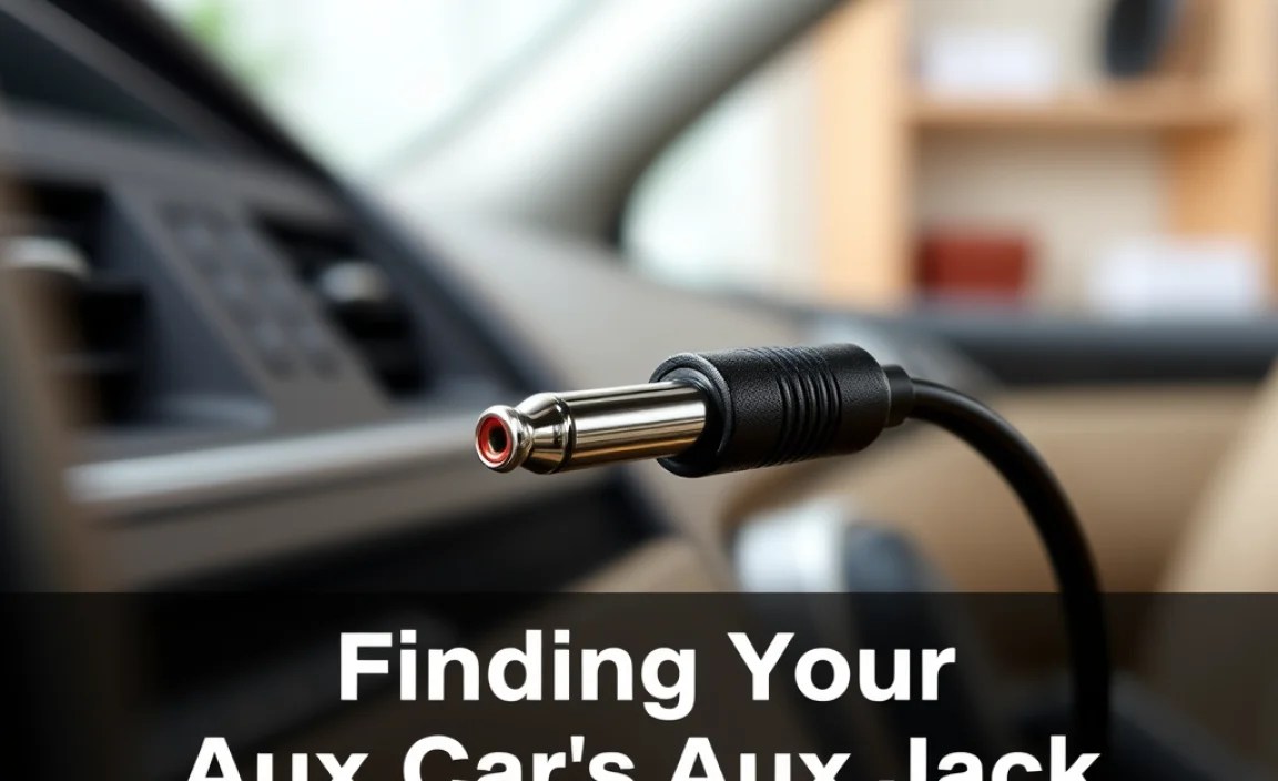 Finding Your Car’s Aux Jack