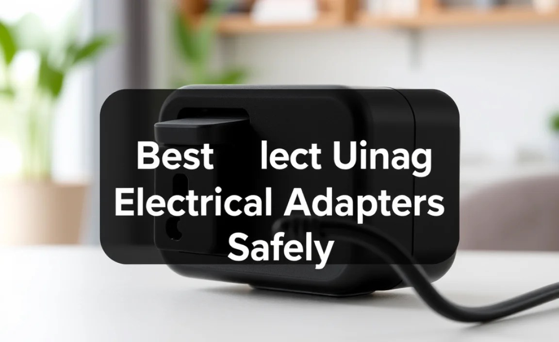 Guidelines for Using Electrical Adapters Safely