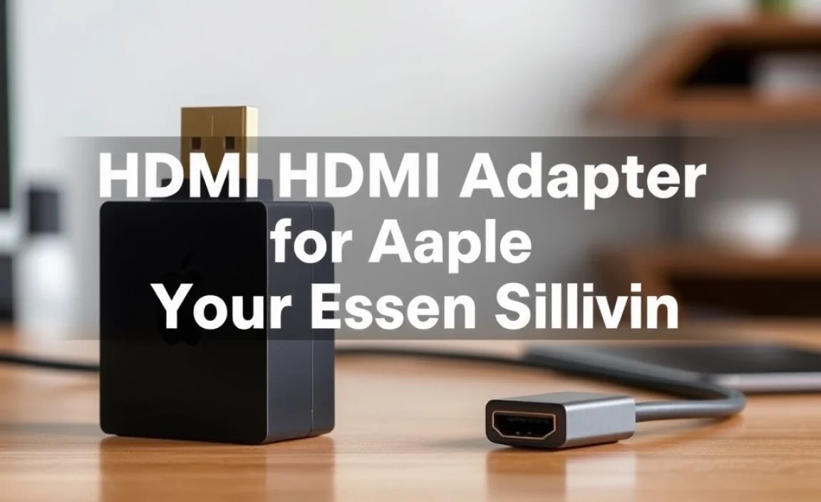 HDMI Adapter for Apple: Your Essential Solution