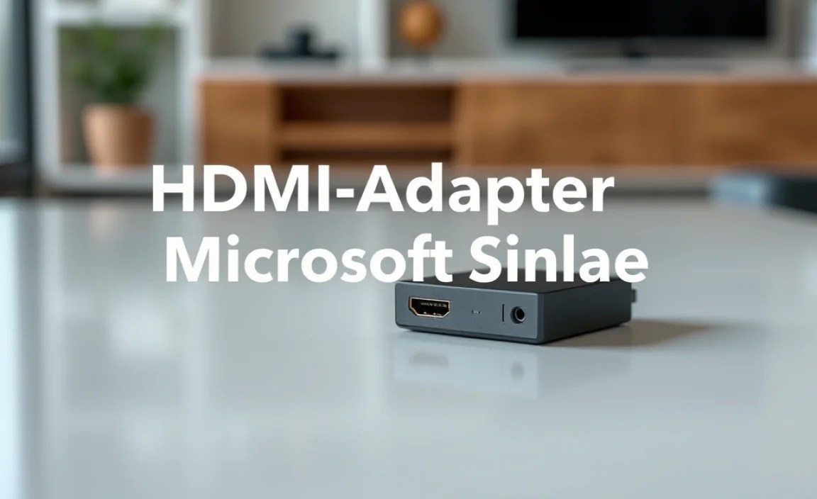 HDMI Adapter Microsoft Surface: Essential Device