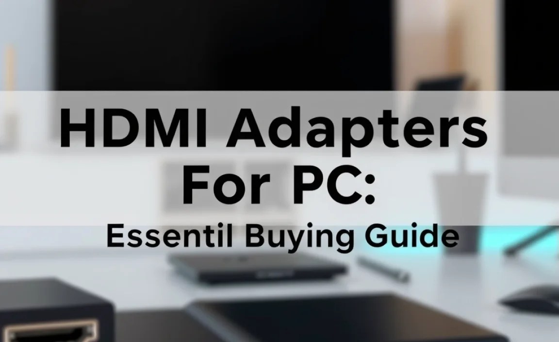 HDMI Adapters For PC: Essential Buying Guide
