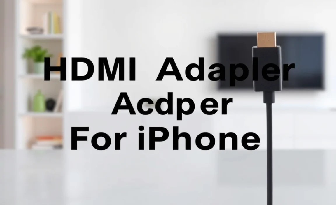 HDMI Cable Adapter For iPhone: Essential Guide