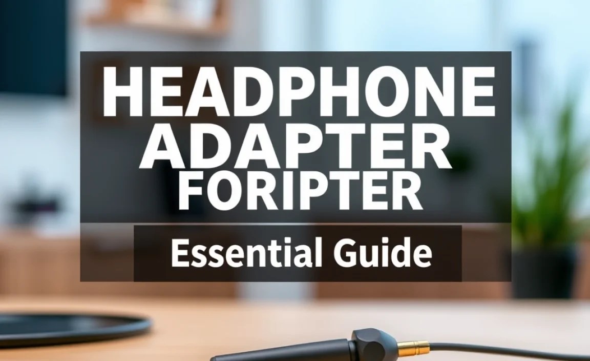Headphone Adapter For iPad: Essential Guide