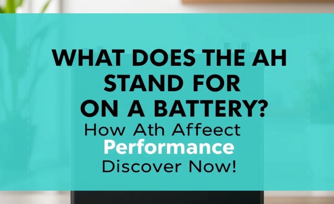 How Ah Affects Battery Performance