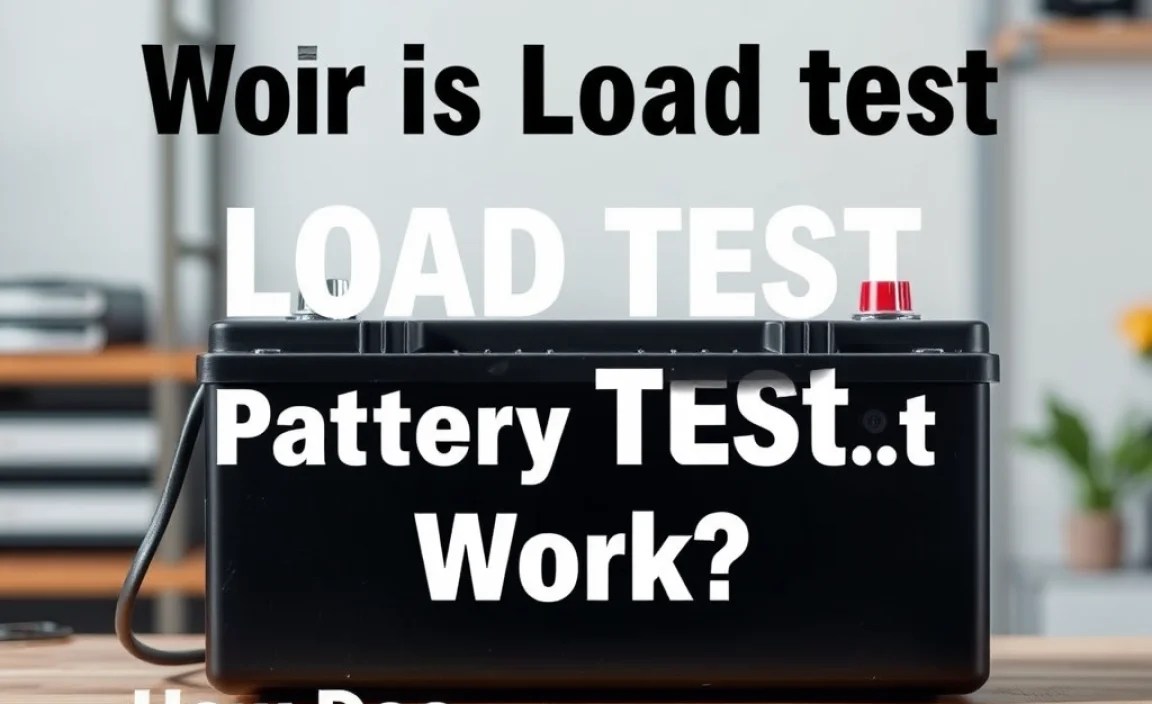 How Does a Battery Load Test Work?