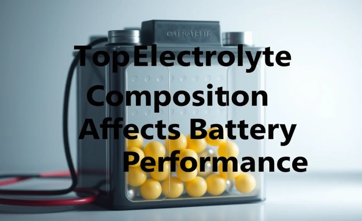 How Electrolyte Composition Affects Battery Performance