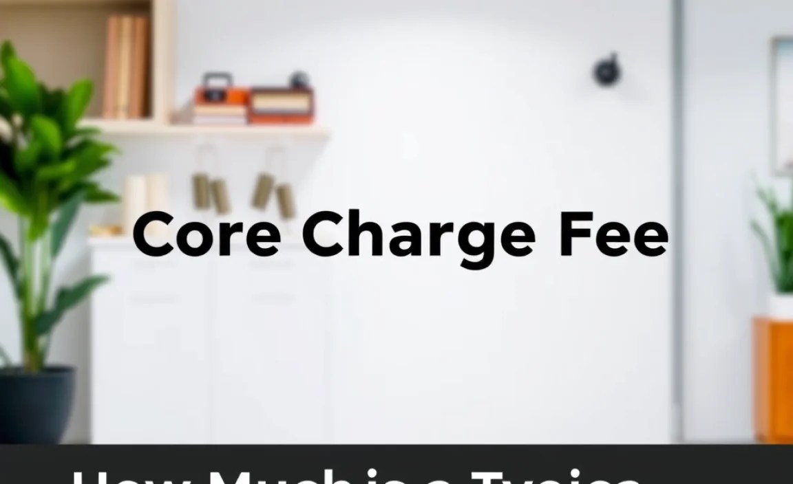 How Much is a Typical Core Charge?