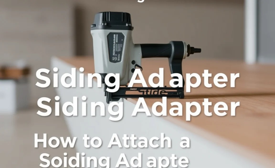 How to Attach a Siding Adapter