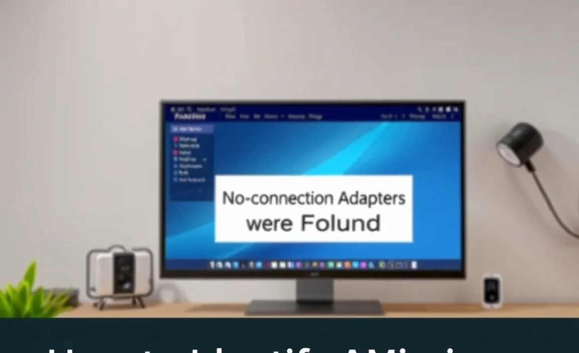 How to Identify Missing Connection Adapters