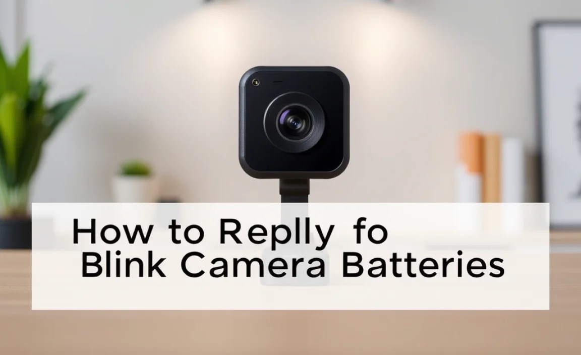 How to Replace Blink Camera Batteries