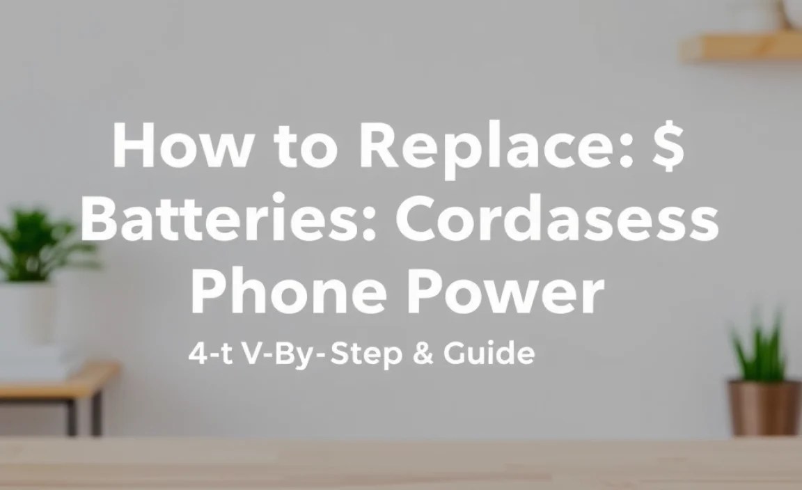 How to Replace VTech Batteries: A Step-by-Step Guide