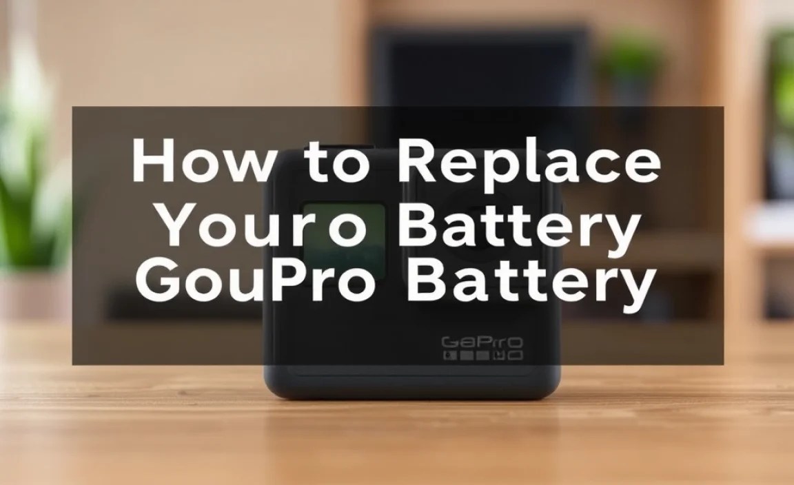How to Replace Your GoPro Battery