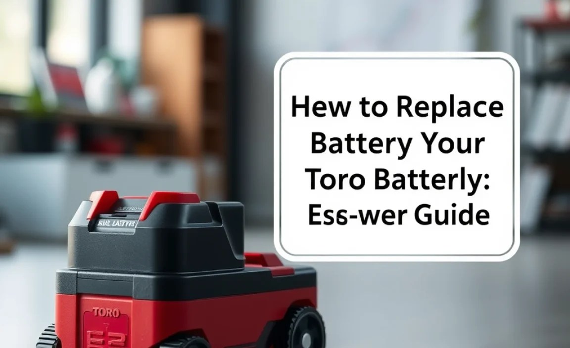 How to Replace Your Toro Battery: Step-by-Step Guide